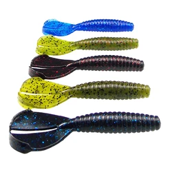 KESFISHING Doble cola para lubina – Cebo vinilo blando 90mm