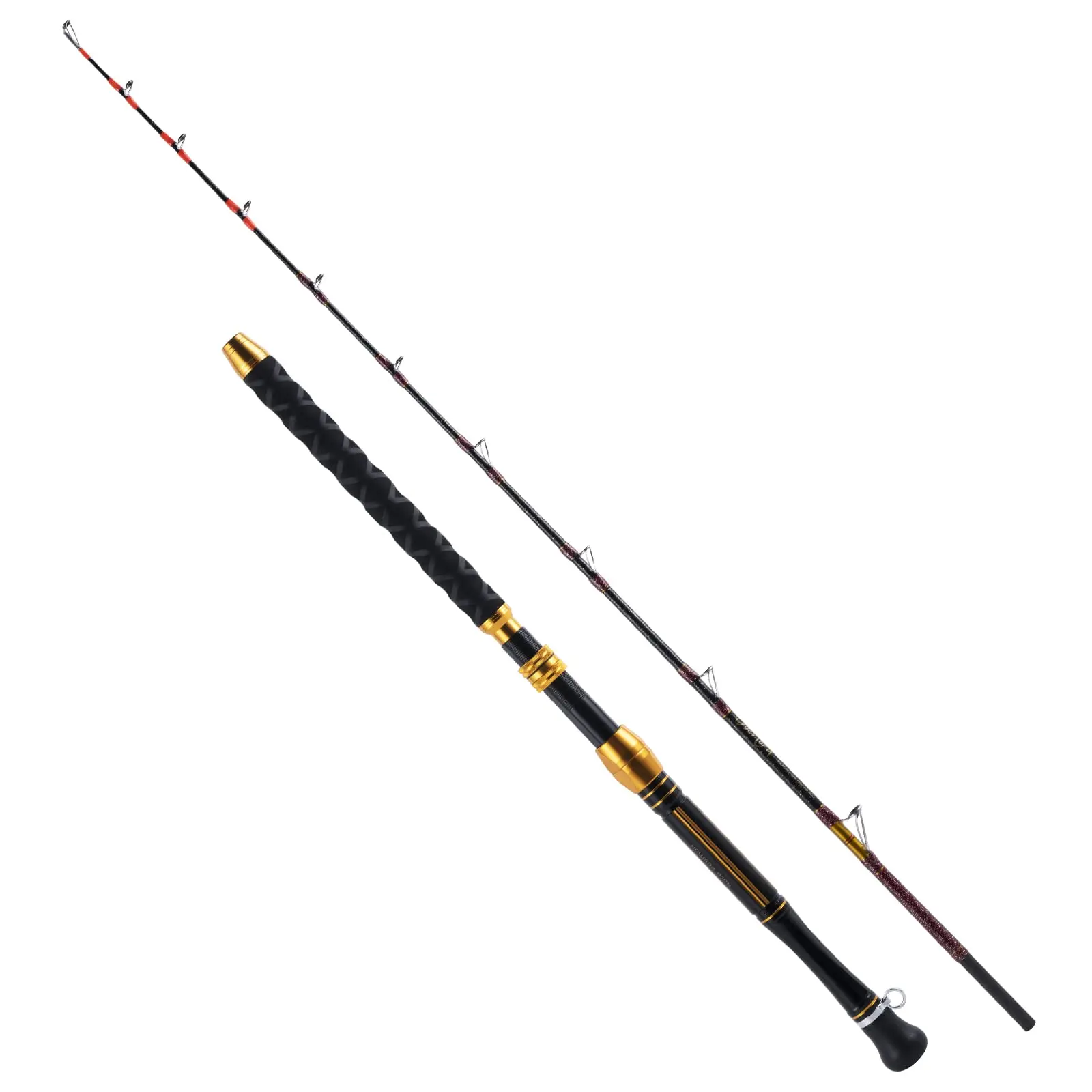 Goture Slow Jigging: caña de fibra de vidrio punta sólida mar - imagen 2