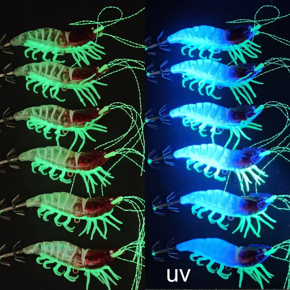 Set 6 Jigs UV para Calamar y Sépia – Eging Marina - imagen 4