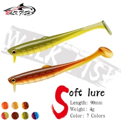 WALK FISH Señuelos blandos Cola en T para lubina y lucio