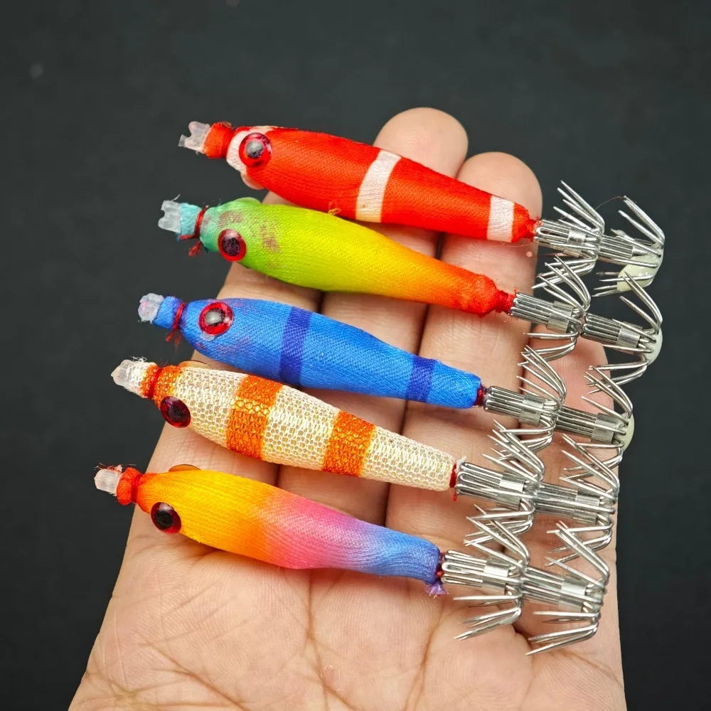 Vista del set de accesorios de pesca