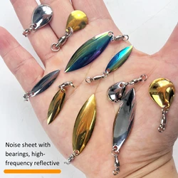 FREE FISHER Señuelos giratorios spinnerbait con cuchilla Spin Willow