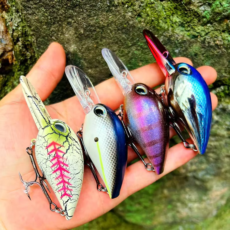 Crankbait flotante para lucio — wobbler acción realista - imagen 4