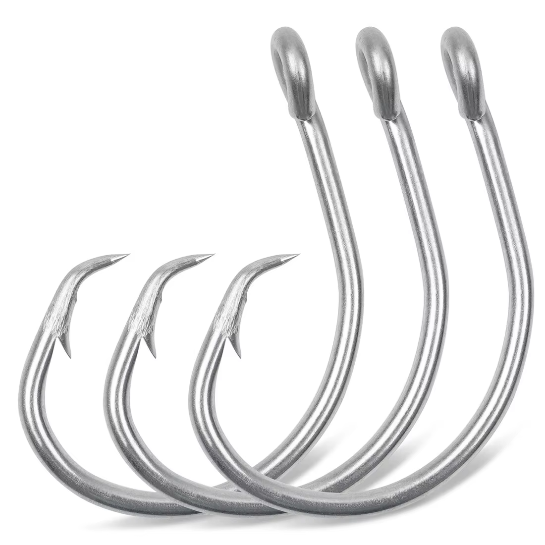 Anzuelos Circle Hooks Wide Gap – Acero Inoxidable para Tiburón y Atún - imagen 2