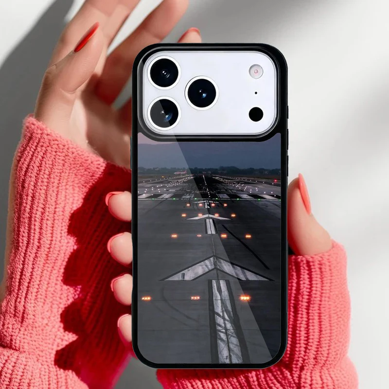 Vista trasera de la funda con diseño aeronáutico