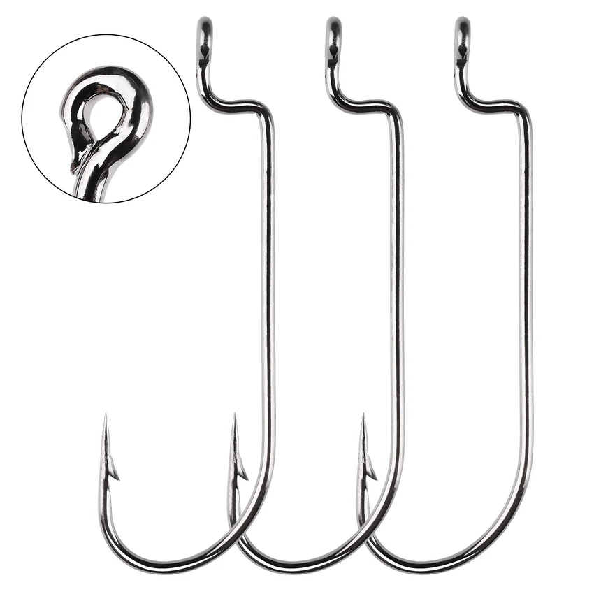 Anzuelos circulares estrechos para carpa lubina y crankbait