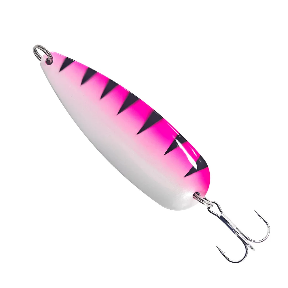 Señuelo metálico de zinc multicolor con anzuelo triple de alcance - imagen 2
