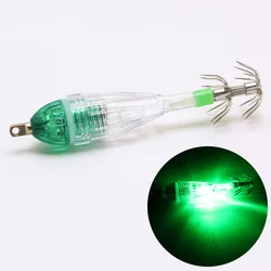 Luz LED Calamar Intermitente con Anzuelo Doble – Atrayente Pesca Nocturna