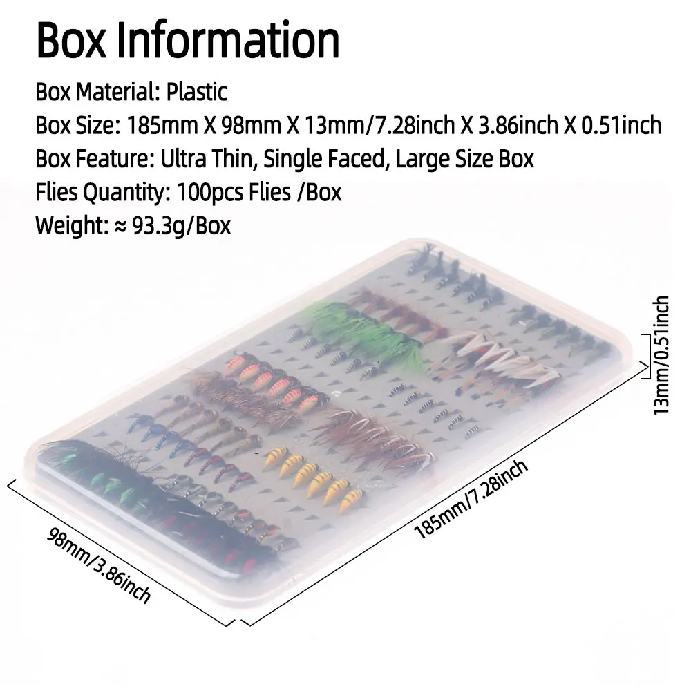 Caja organizadora de moscas Bimoo
