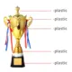 Trofeo de oro multitamaño para pesca, copa dorada personalizable - imagen 2