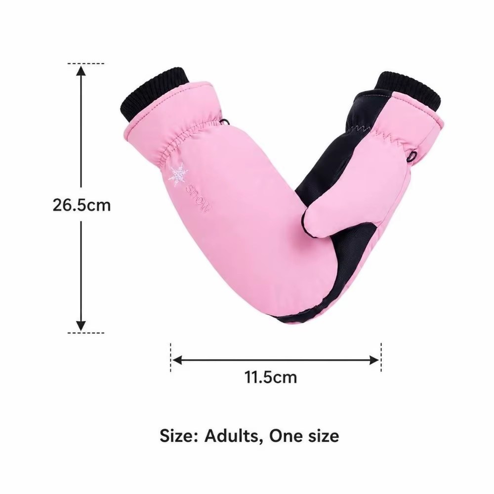 Guantes de esquí con palma antideslizante