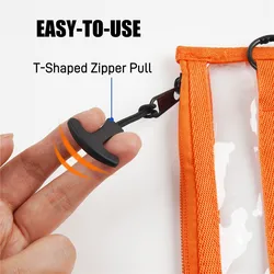 Bolsa impermeable de almacenamiento de señuelos de pesca con doble capa