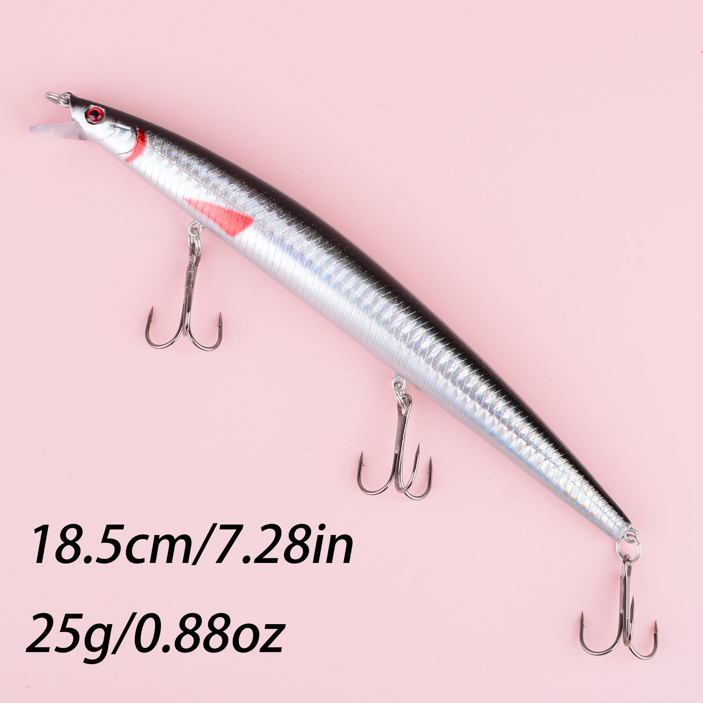 Señuelo minnow con ojos 3D