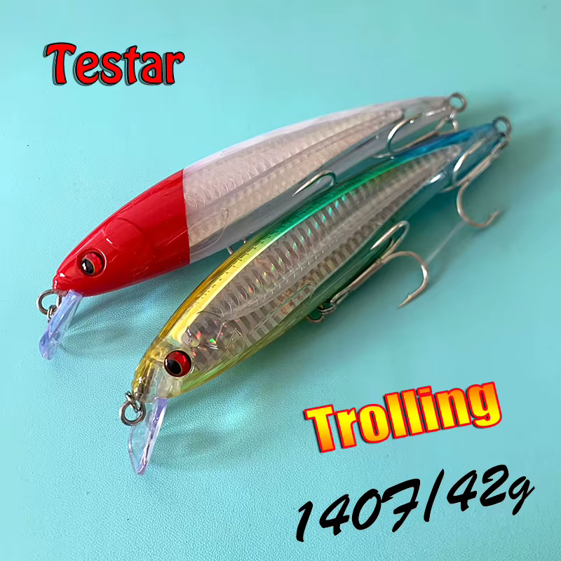 Minnow Testar 140 mm – Señuelo flotante para lubina y atún - imagen 5