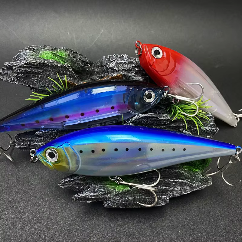 Señuelo twitchbait flotante lápiz costero stickbait para lubina - imagen 2