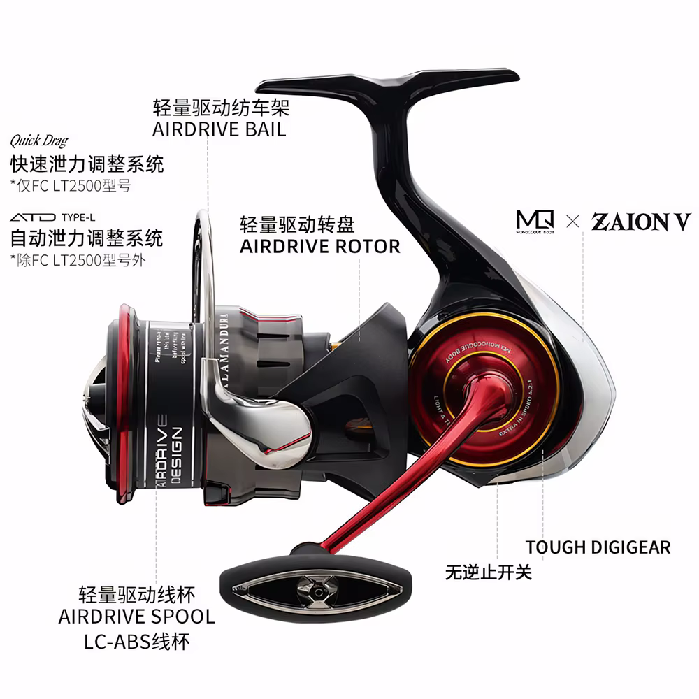 DAIWA SALAMANDURA LT 2026 Carrete baitcasting ligero y resistente - imagen 5