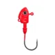 Anzuelo jig head de invierno con cabeza de plomo y cebo metal - imagen 2