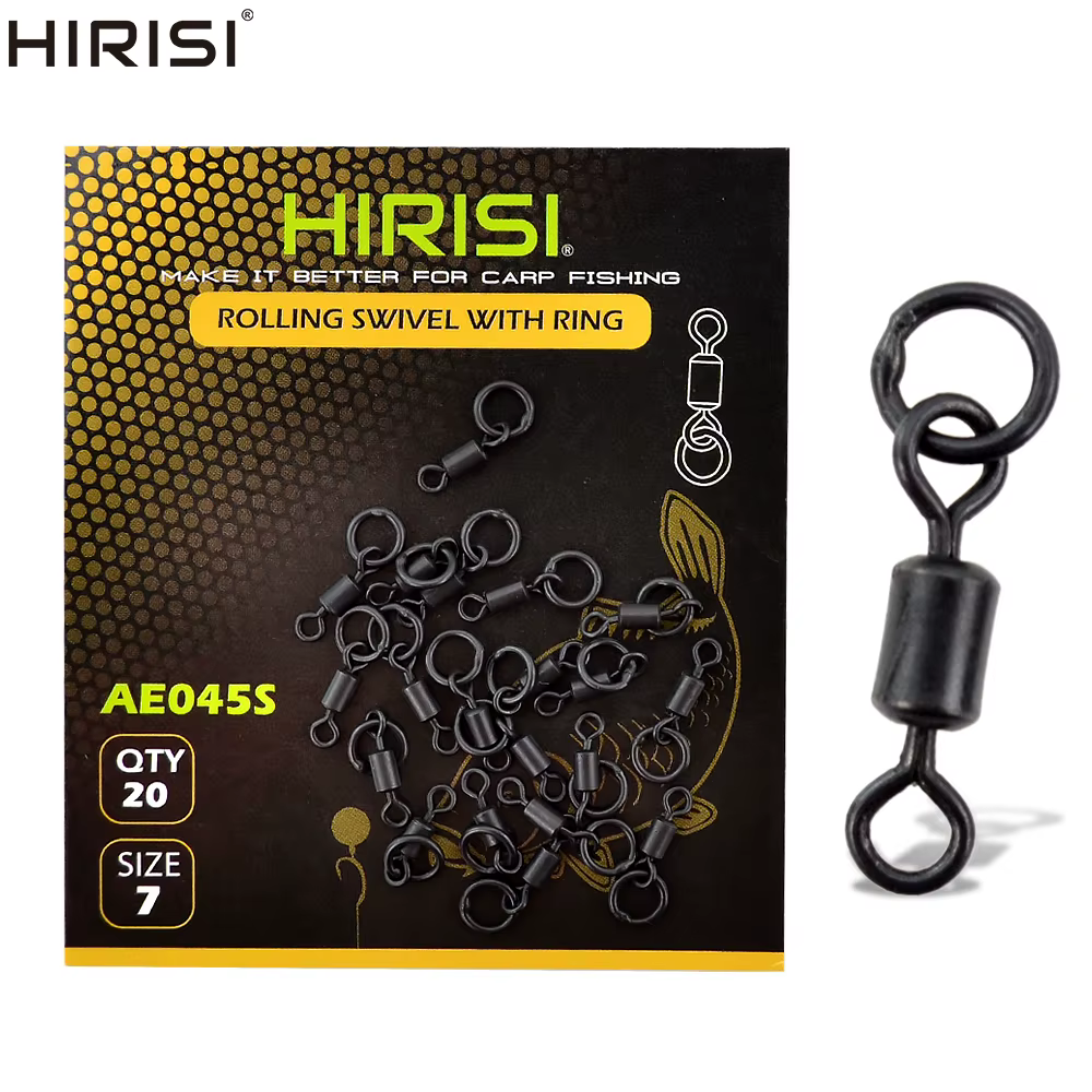 Links giratorios Chod Rig con terminal anillo sólido para carpa - imagen 5