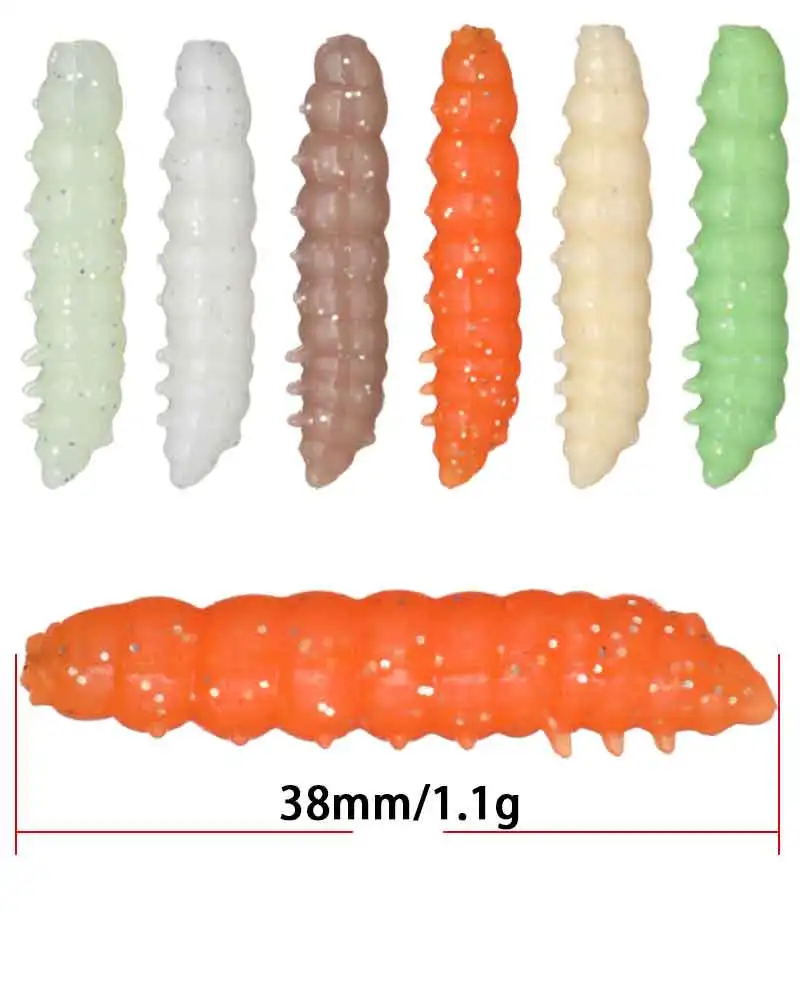 Conjunto de señuelos blandos en pack
