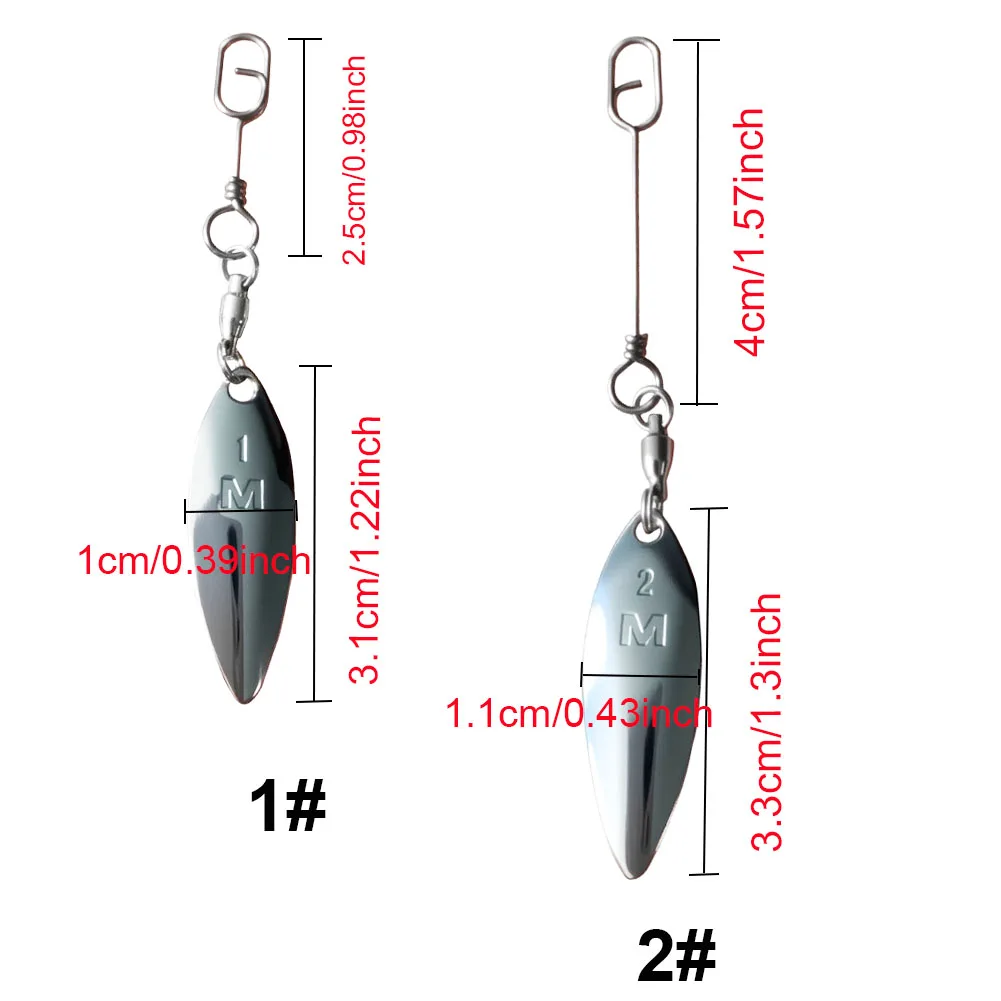 Palas de sauce con giratorio para spinnerbait y buzzbait - imagen 3