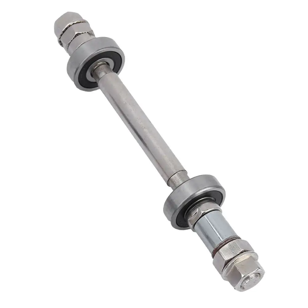 Comparativa de ejes delantero y trasero de 140 mm y 180 mm