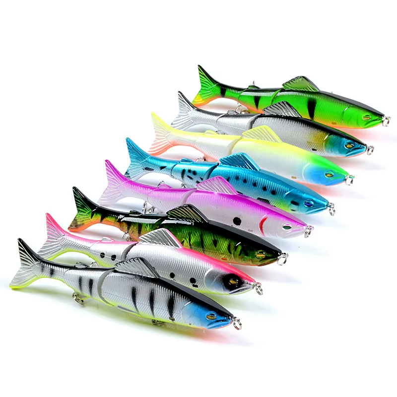 Señuelo crankbait articulado para lucio – Pesca de depredadores - imagen 3