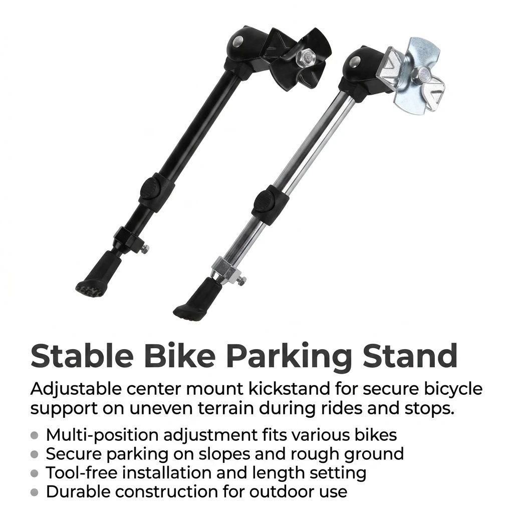 Soporte Central ajustable de aleación de aluminio para bicicleta