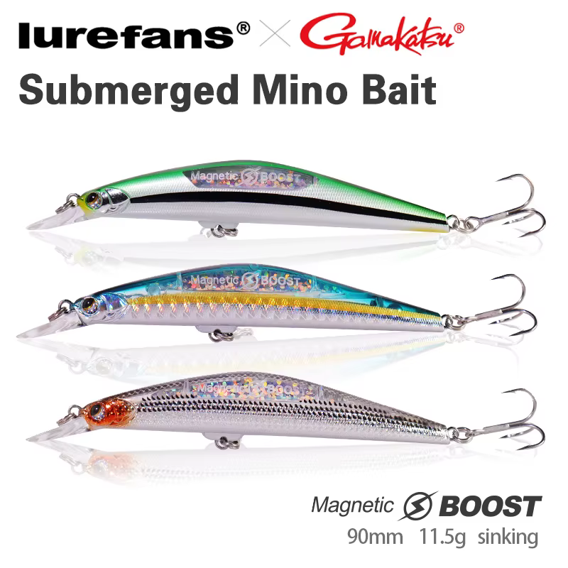 Crankbait Lurefans magnético 90mm para Lucio – Señuelo de pesca - imagen 5