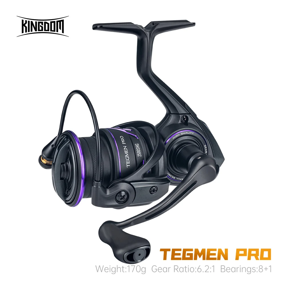 Molinete de spinning KINGDOM Tegmen Pro con freno máximo - imagen 2