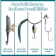 Retenedores de cebo de silicona 9KM Bait Stoppers para vinilo - imagen 2