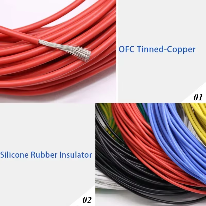 Cable eléctrico UL3135 de silicona, cobre estañado, alta temperatura