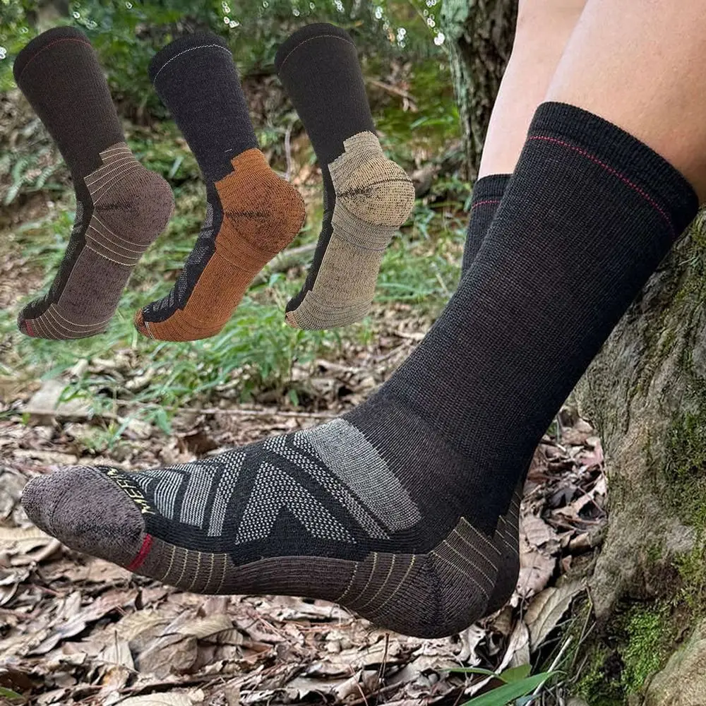 Calcetines de lana merino gruesos afelpados – cálidos para invierno - imagen 4