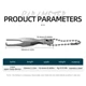 Alicate abre anillas ShareShark de acero inoxidable para pesca - imagen 2