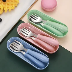 3 Piezas Cucharas Tenedores Bebé Acero Inoxidable Pack Infantil