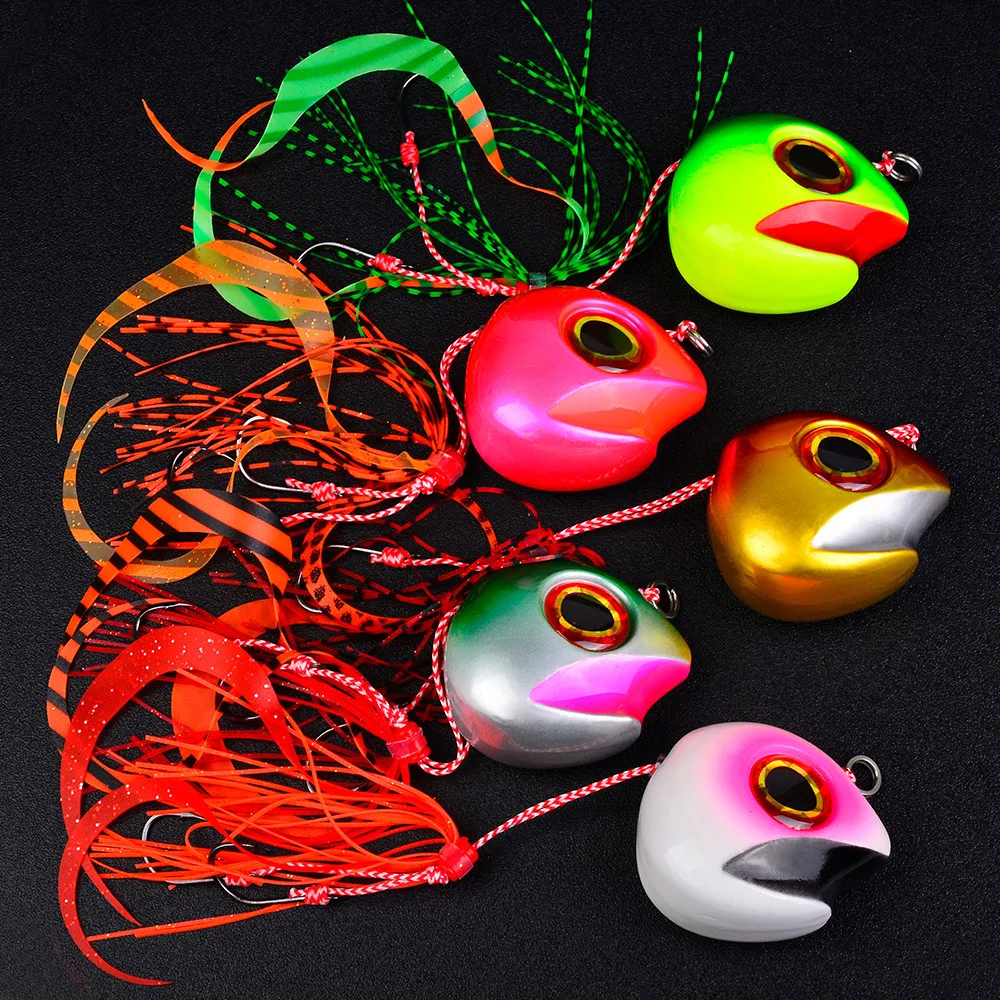 LHFSH Señuelo Jig Luminoso Pulpo doble anzuelo para calamar