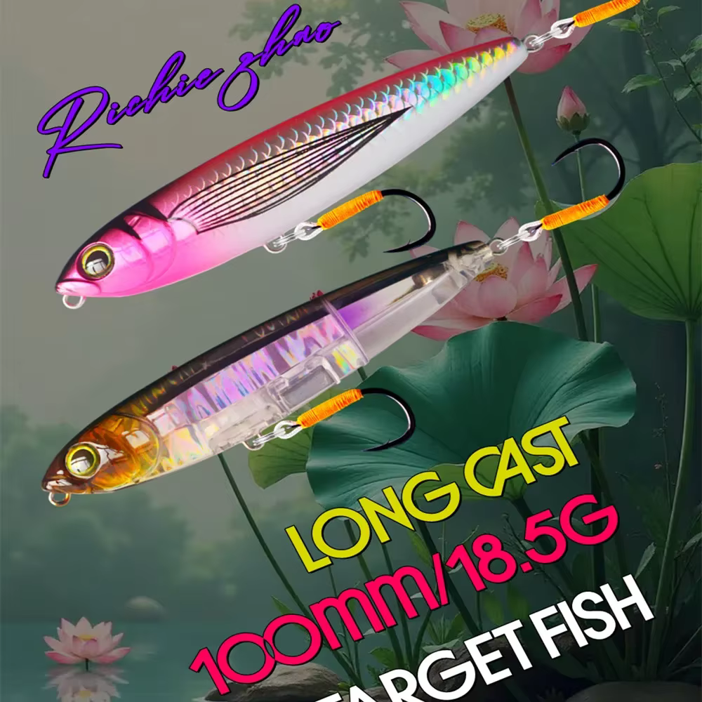 GREENSPIDER señuelo lápiz Topwater para lucio y lubina en superficie - imagen 4