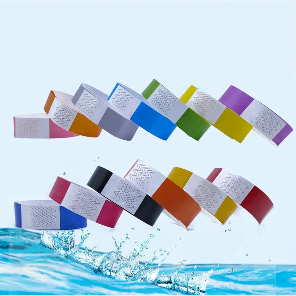 Pulseras Tyvek impermeables de papel sintético para eventos - imagen 2