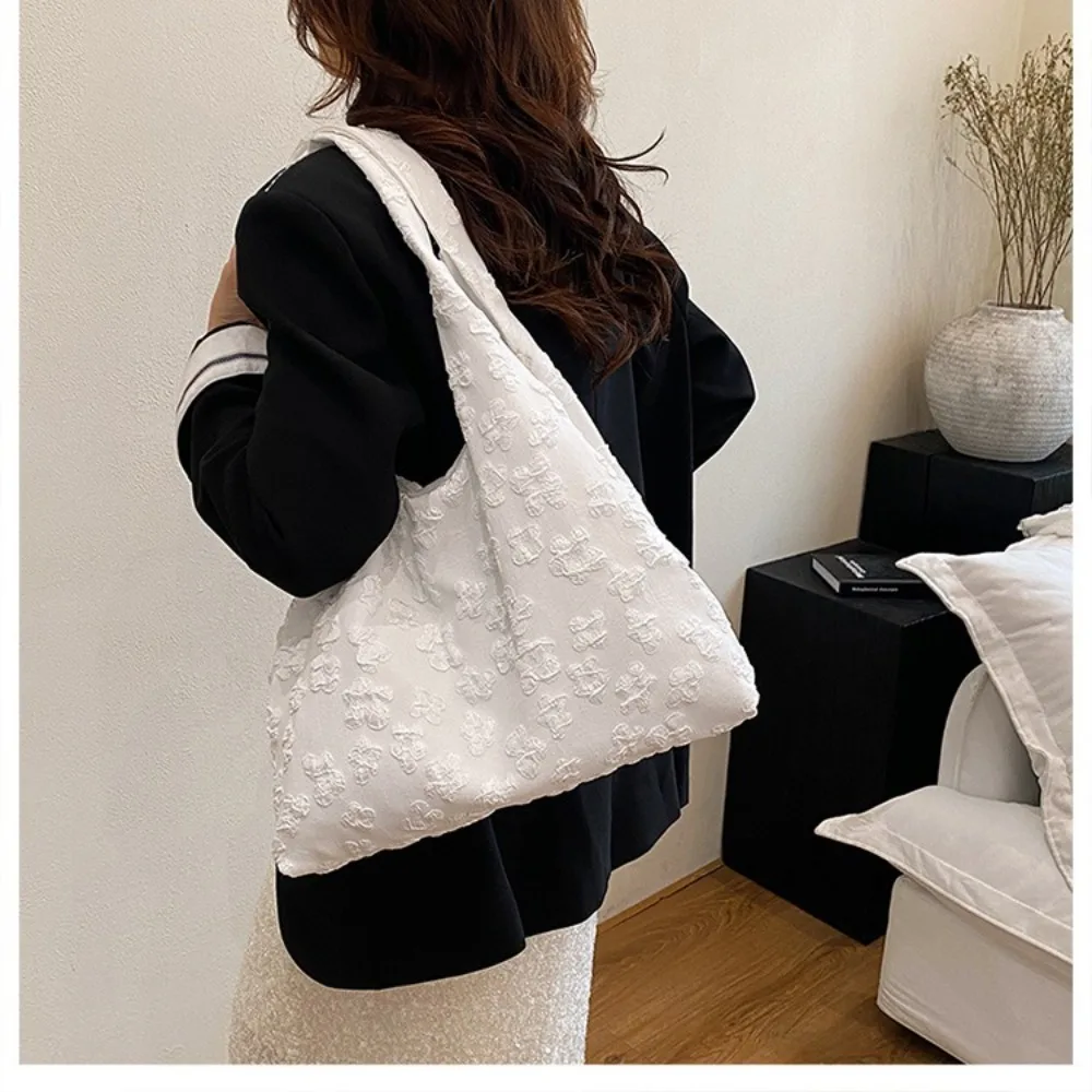 Bolso de hombro mujer gran capacidad estampado floral estilo japonés - imagen 5