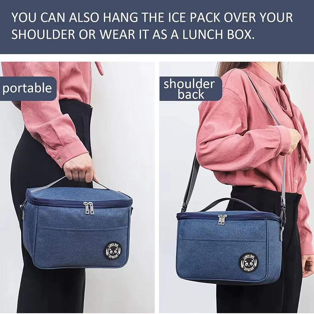Bolsa isotérmica de camping plegable con correa ajustable