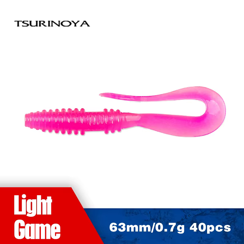 TSURINOYA BOUNDEN Señuelo Vinilo Ajing Flexible y Ligero para Pesca