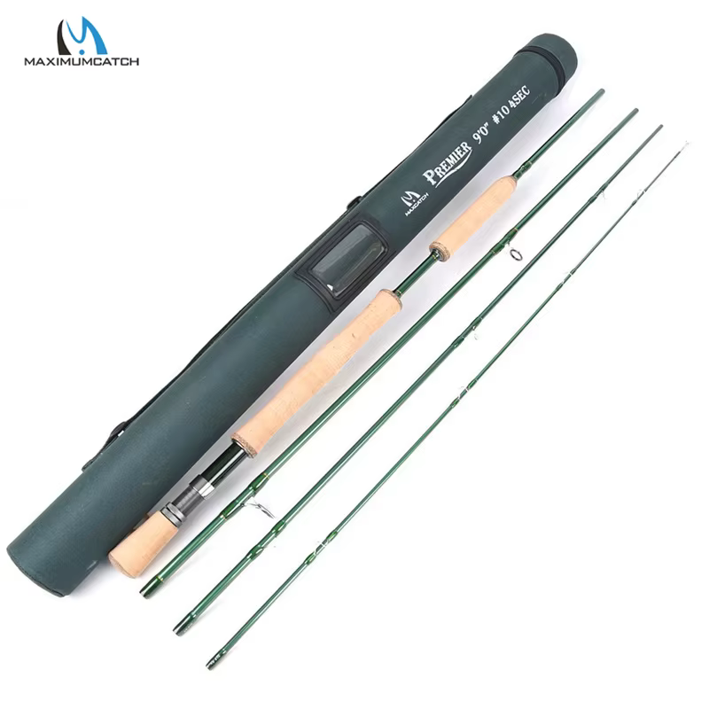 MAXIMUMCATCH Premier caña de mosca de carbono longitud múltiple