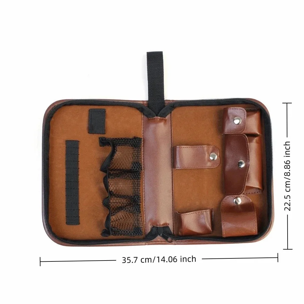 Estuche cuero antiarañazos para accesorios de golf, gran capacidad - imagen 5
