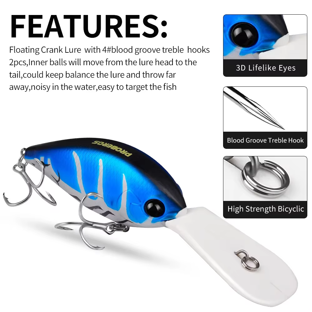 Swimbait flotante para lubina y carpa – Pececillo realista