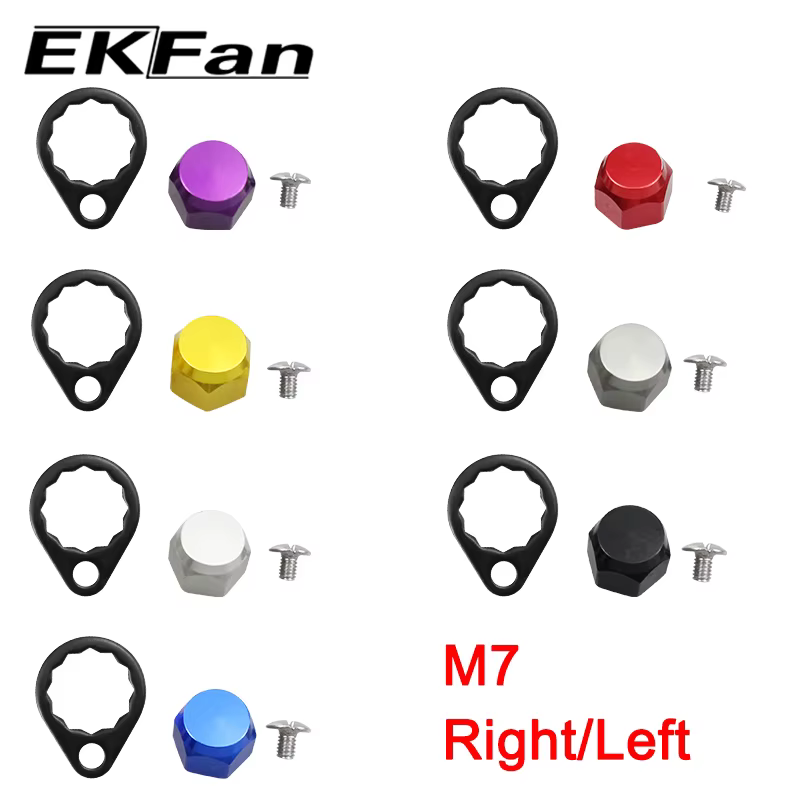 Tuerca EKfan M8 para carrete baitcasting – Kit con arandelas y tornillos