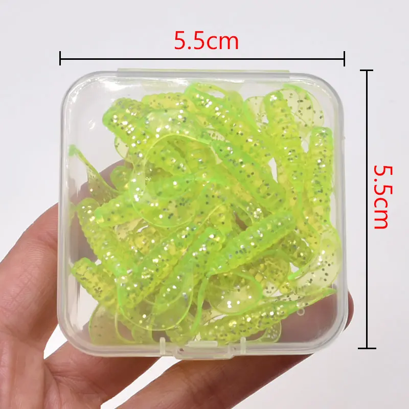 Varias unidades del softbait en caja
