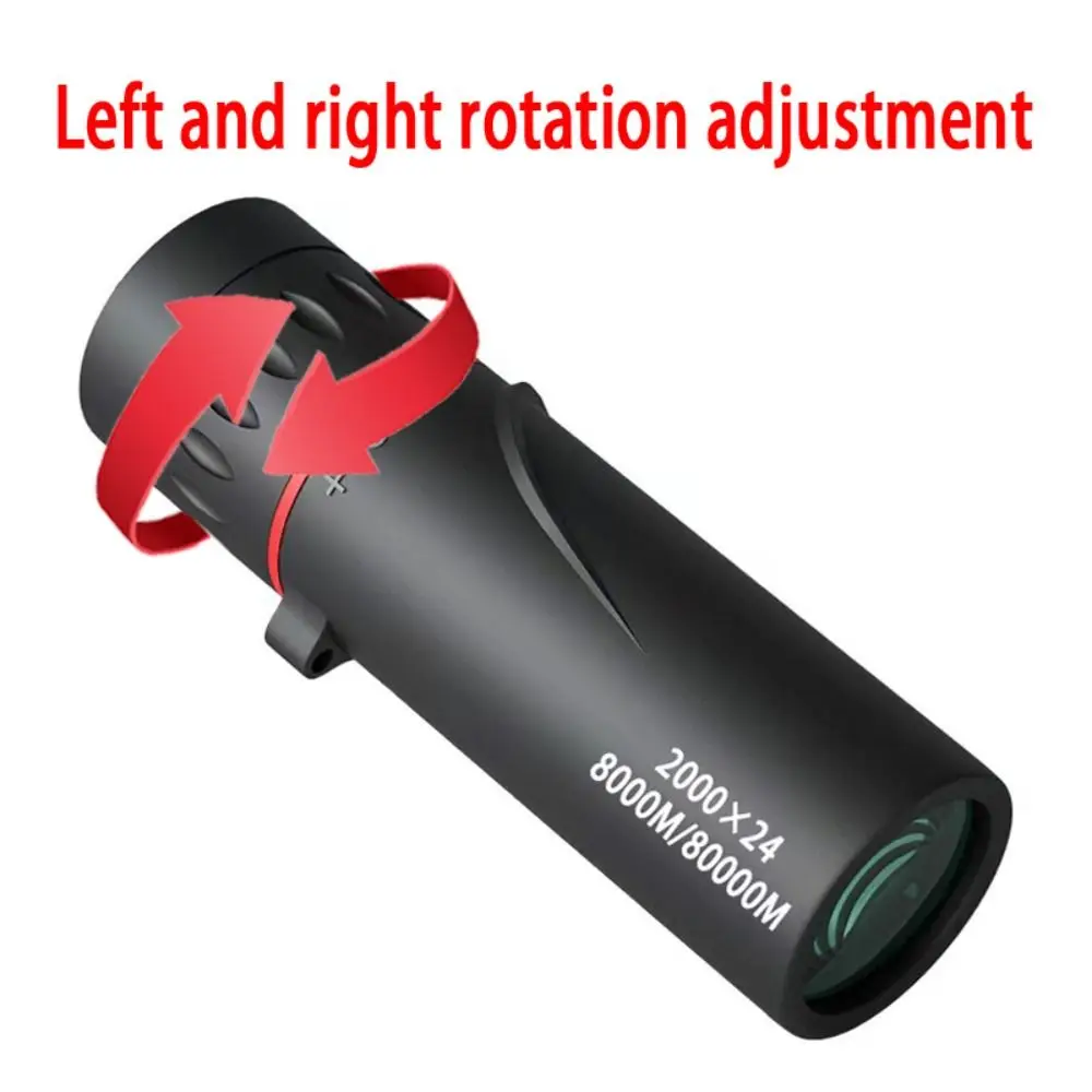 Telescopio monocular de visión nocturna HD con zoom y enfoque rápido