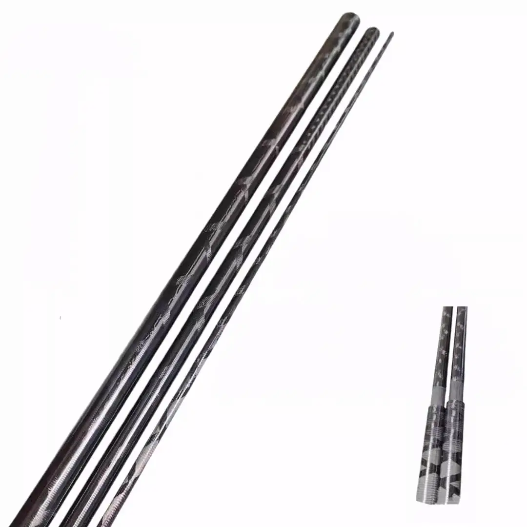 Cañas de fibra de carbono 3 secciones 3.9m y 3.85m