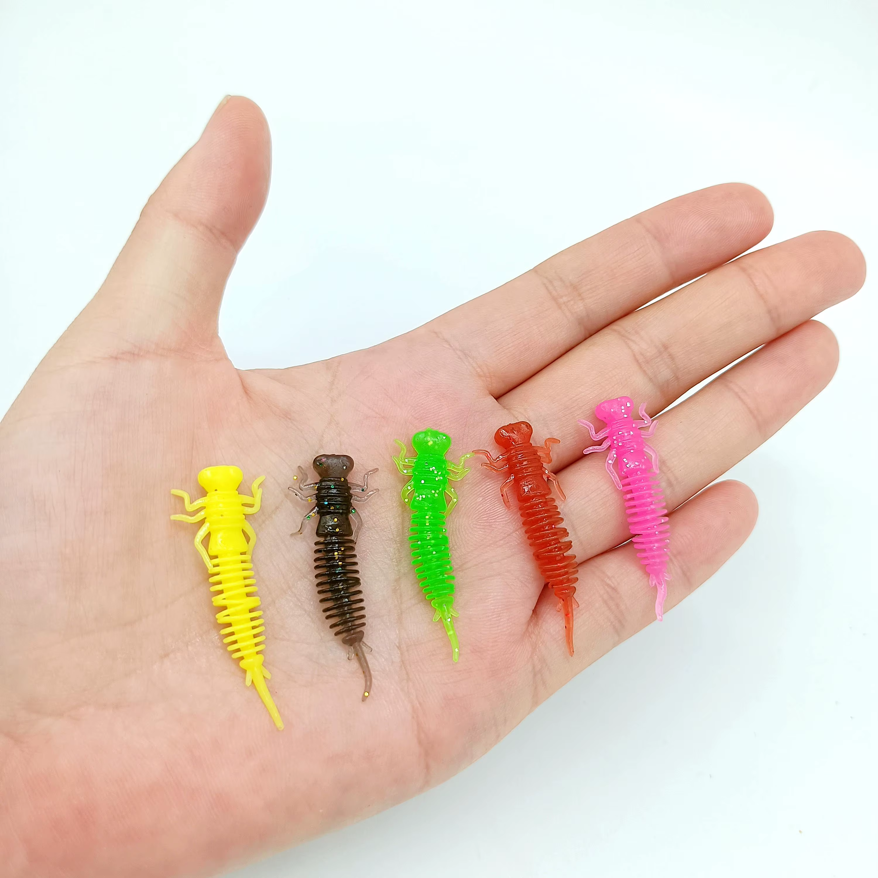 DUODUOYU Señuelo larva libélula – Silicona para lubina jigging - imagen 2