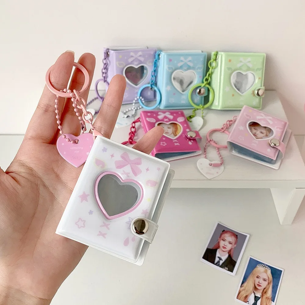 Álbum de fotos portátil con llavero y cierre a presión mariposa - imagen 3