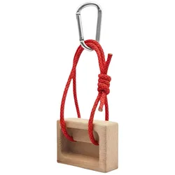 Tablero escalada madera con agarres y doble bolsillo